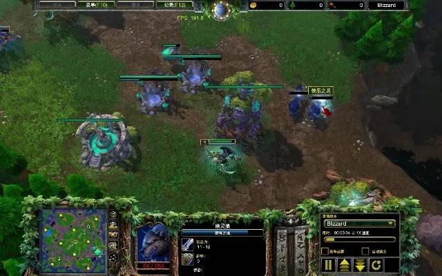 魔兽争霸3暗夜精灵内战战术解析：DH+Naga+熊鹿流与AC鸟德rush速熊战术